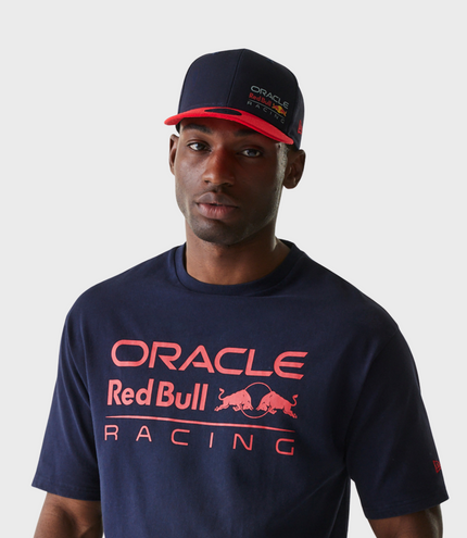 New Era Oracle Red Bull Racing Mens Oversized T-Shirt - Dark Blue