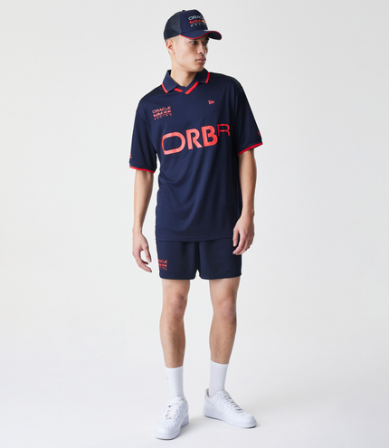 New Era Oracle Red Bull Racing Mens Graphic Football T-Shirt - Dark Blue