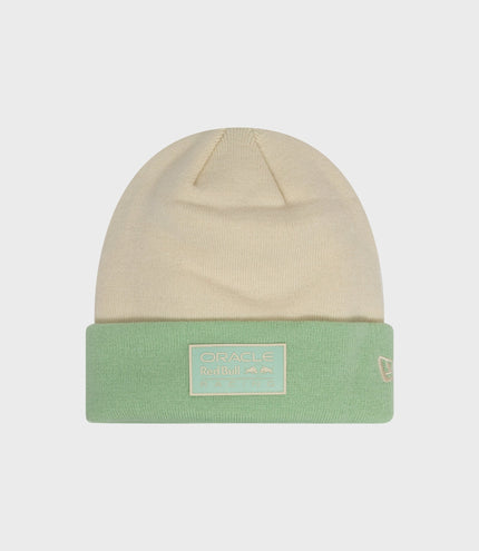 New Era x Oracle Red Bull Racing Contrast Cuff Beanie - Light Beige