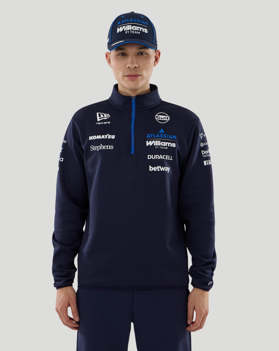Williams Racing 2026 F1 Men's Team Quarter-Zip - Navy