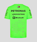 Mens Mercedes-AMG Petronas F1 Official Team Kit Set Up T-Shirt - Green