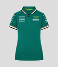 Womens Aston Martin F1 Official Team Kit Team Polo - Green