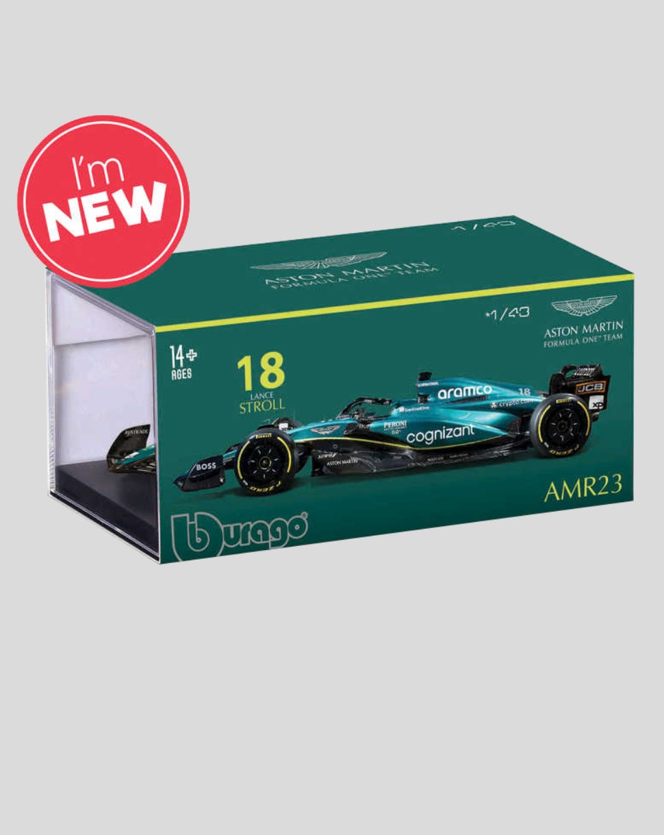 1:43 F1 Aston Martin 2023 AMR23 With Helmet Stroll