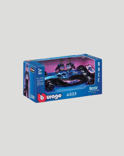 1:43 F1 BWT ALPINE F1 TEAM A524 2024 GASLY IN DISPENSER