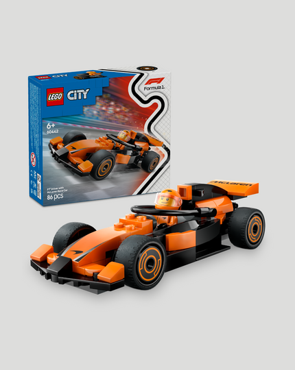 LEGO City F1 Driver with McLaren Race Car Toy Playset