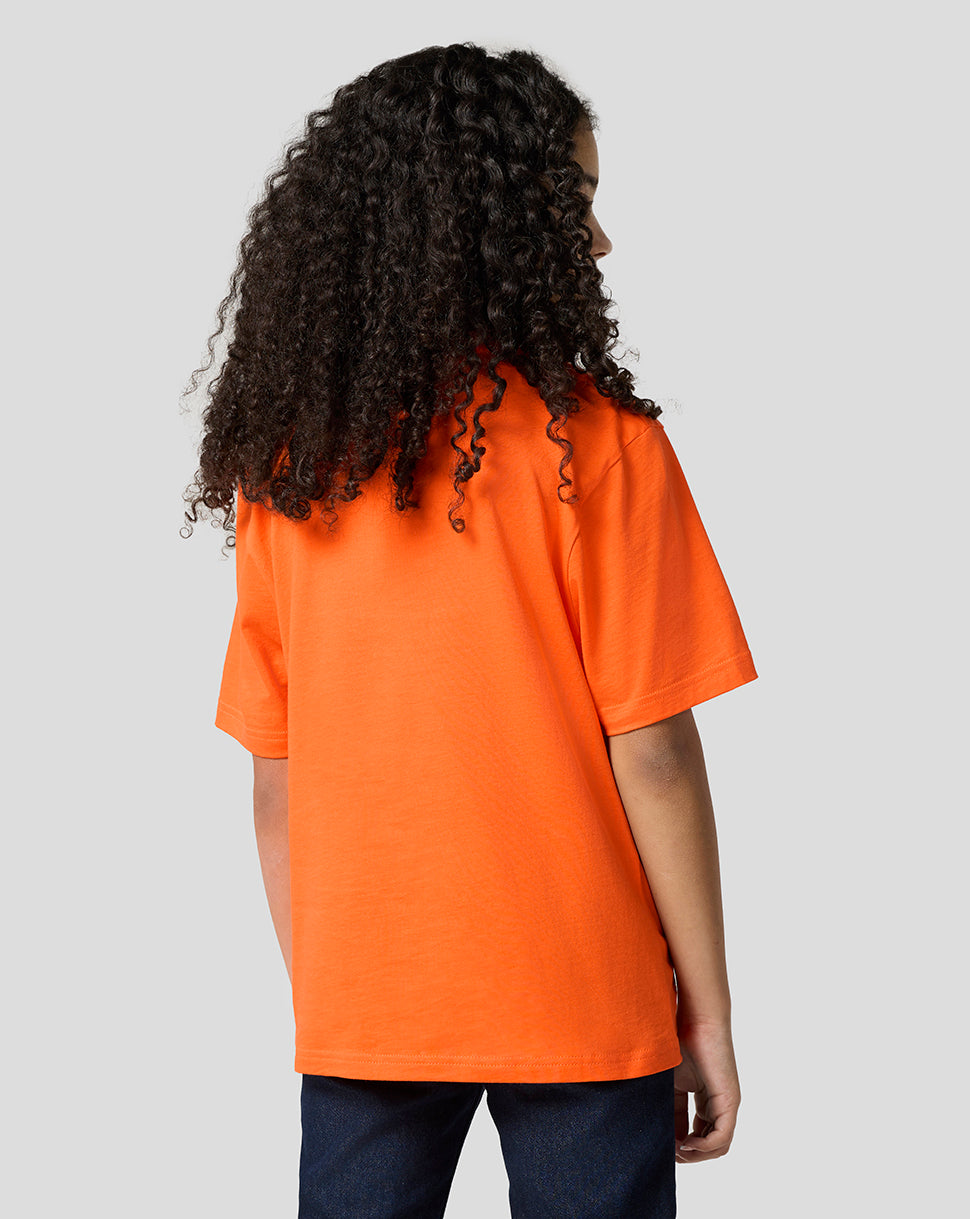 Oracle Red Bull Racing Junior Max Verstappen Puzzle T-Shirt - Exotic Orange