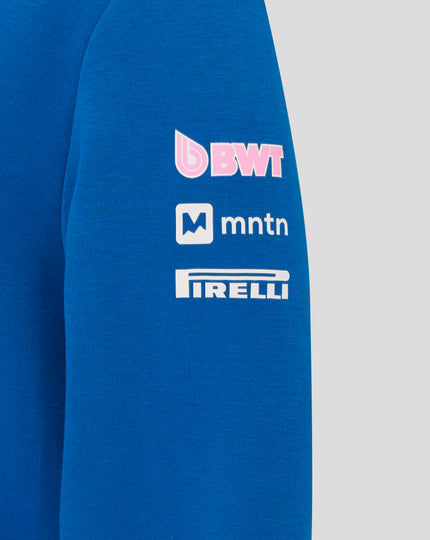 Bwt Alpine Formula One Team's Junior Official Pullover Hoodie - Lapis Blue