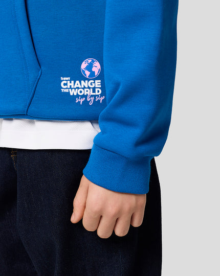 Bwt Alpine Formula One Team's Junior Official Pullover Hoodie - Lapis Blue