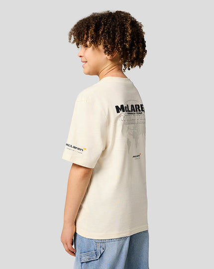 Junior World Tour Graphic T-Shirt - Egret