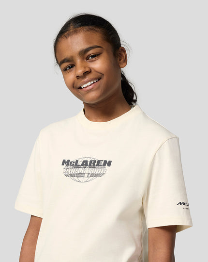 Junior World Tour Graphic T-Shirt - Egret
