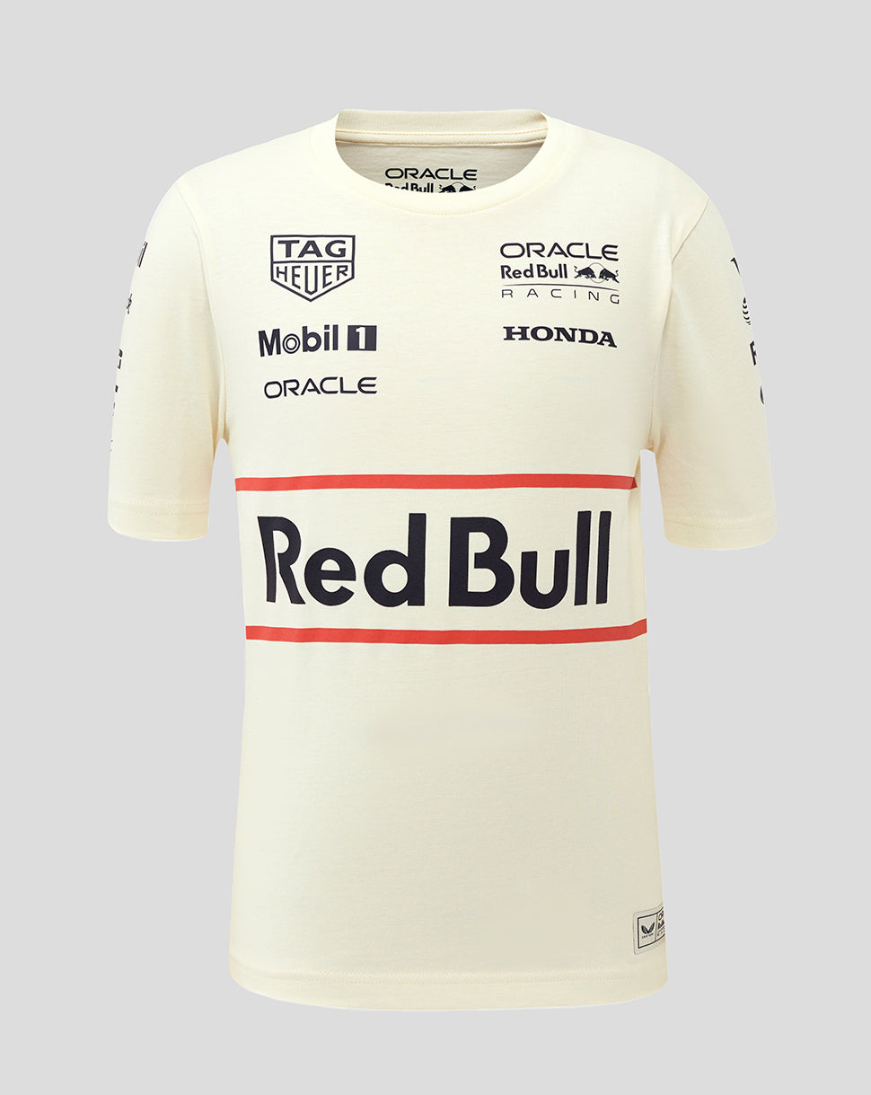 Oracle Red Bull Racing Junior Heritage Team T-Shirt - Egret