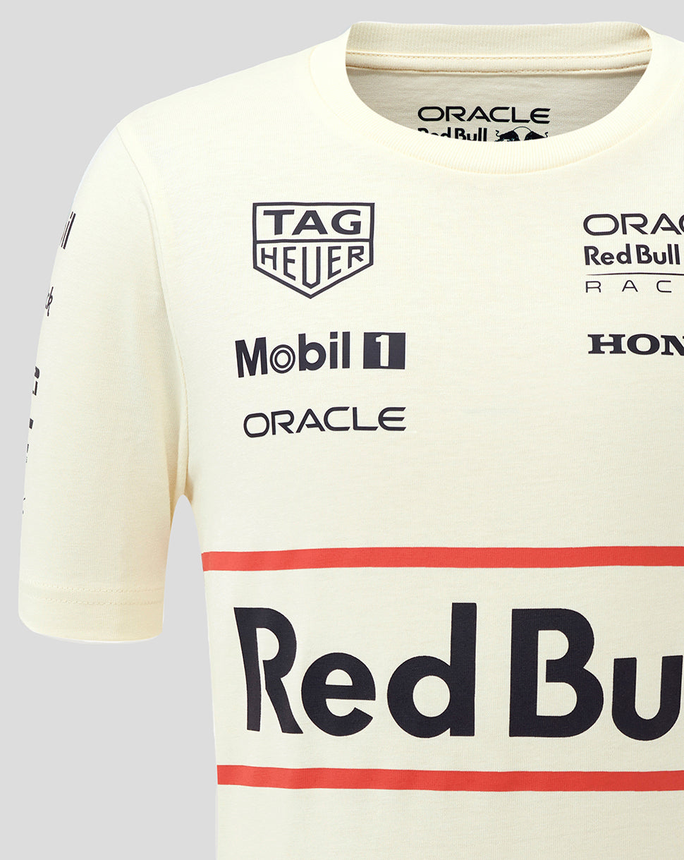 Oracle Red Bull Racing Junior Heritage Team T-Shirt - Egret