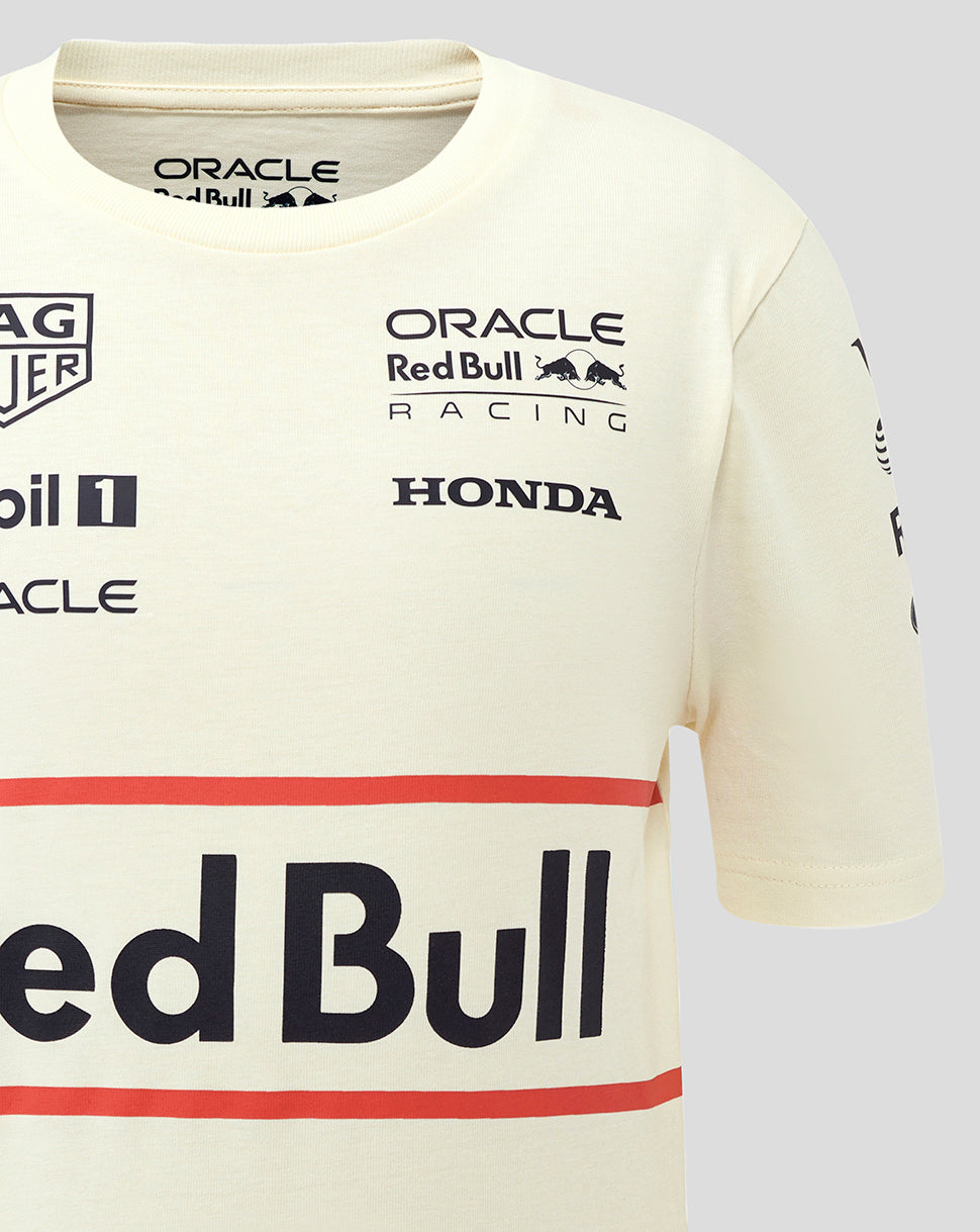 Oracle Red Bull Racing Junior Heritage Team T-Shirt - Egret