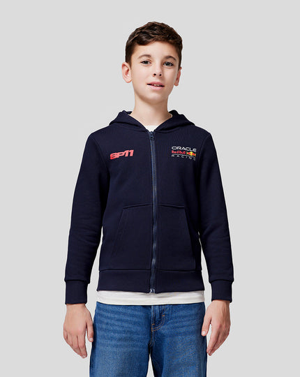 Oracle Red Bull Racing Juniors Checo Race Car Zip Hoodie - Night Sky
