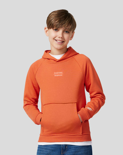 Junior Silverstone x Castore Hoodie - Orange Rust