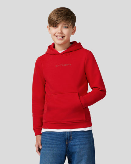 Junior Silverstone Core Hoodie - Racing Red