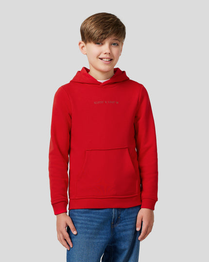 Junior Silverstone Core Hoodie - Racing Red