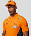 McLaren Mens Official Teamwear Polo Shirt Lando Norris Formula 1