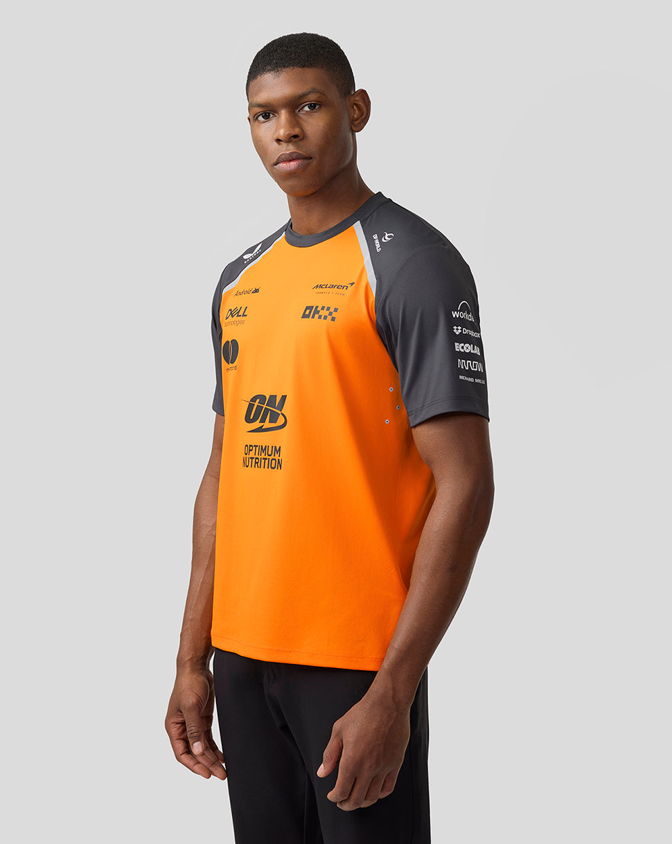 McLaren Formula 1 Team Set Up T-Shirt + New Era Cap (Worth £105)