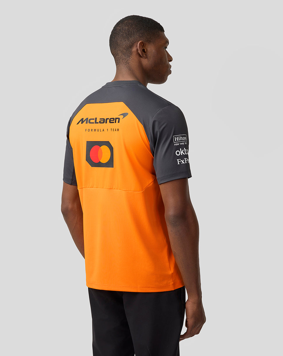 McLaren Formula 1 Team Set Up T-Shirt + New Era Cap (Worth £105)