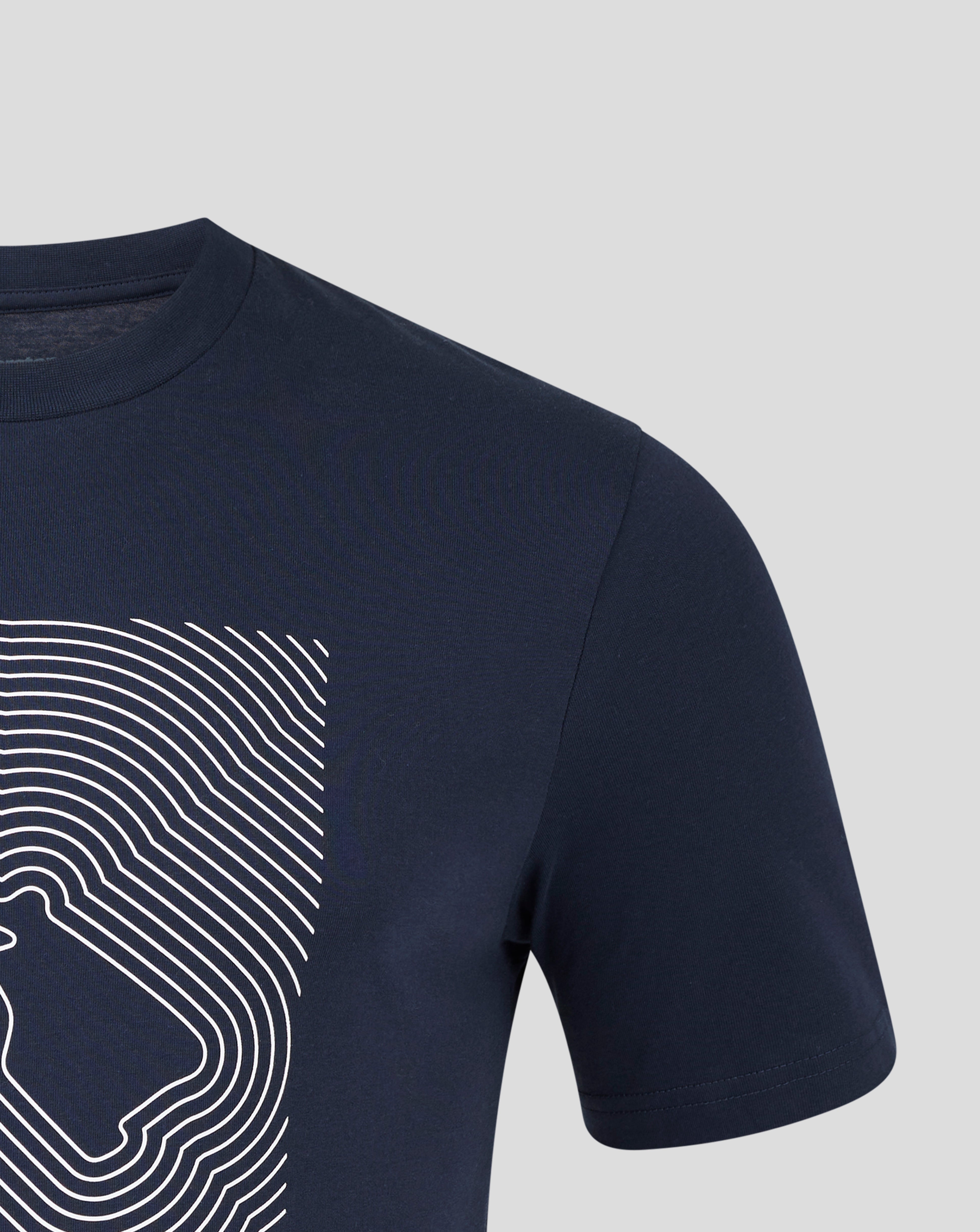 Silverstone Unisex Core Track Graphic T-Shirt - Black Iris