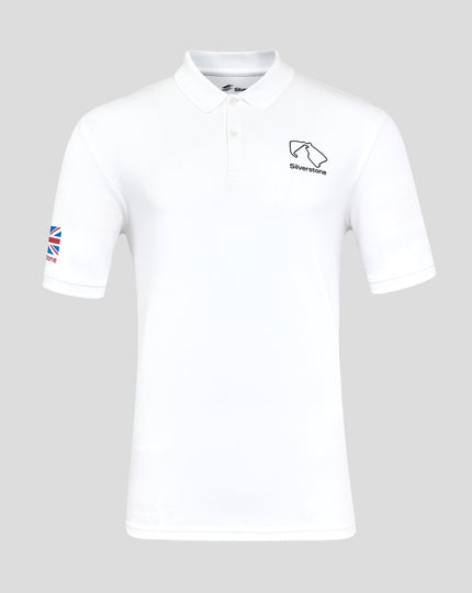 Silverstone Unisex Core Polo Shirt - White