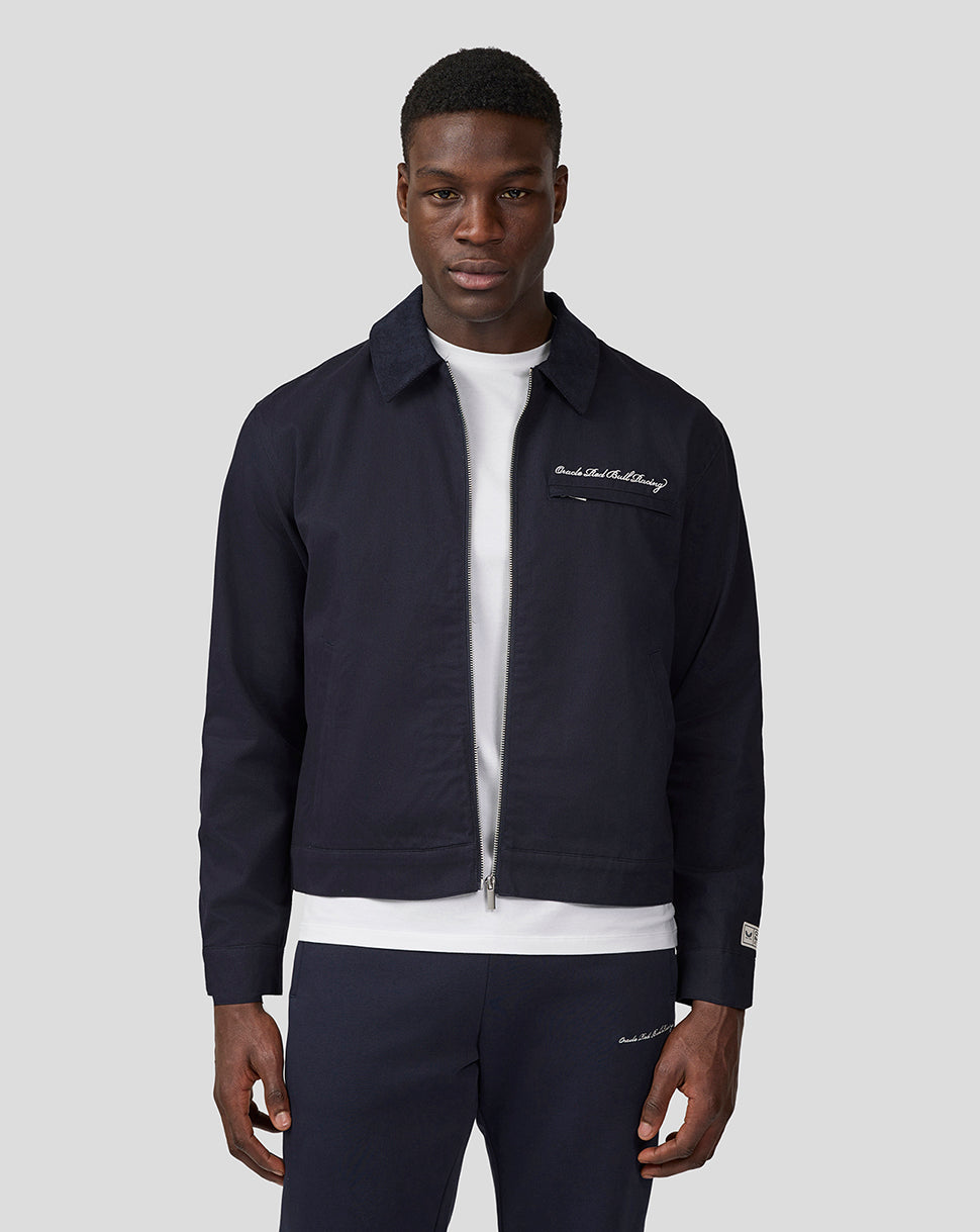 Oracle Red Bull Racing Unisex Script Work Jacket - Night Sky