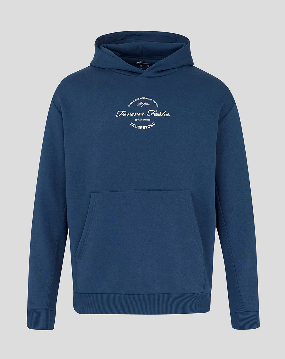 SILVERSTONE UNISEX 75 YEARS OVERSIZED HOODIE - SARGASSO SEA
