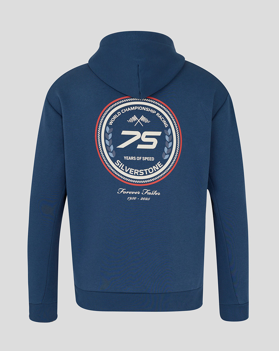 SILVERSTONE UNISEX 75 YEARS OVERSIZED HOODIE - SARGASSO SEA