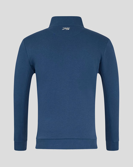 Silverstone Unisex 75 Years 1/4 Zip Sweater - Sargasso Sea