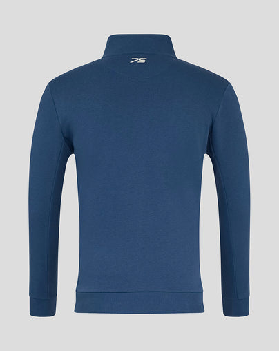 Silverstone Unisex 75 Years 1/4 Zip Sweater - Sargasso Sea
