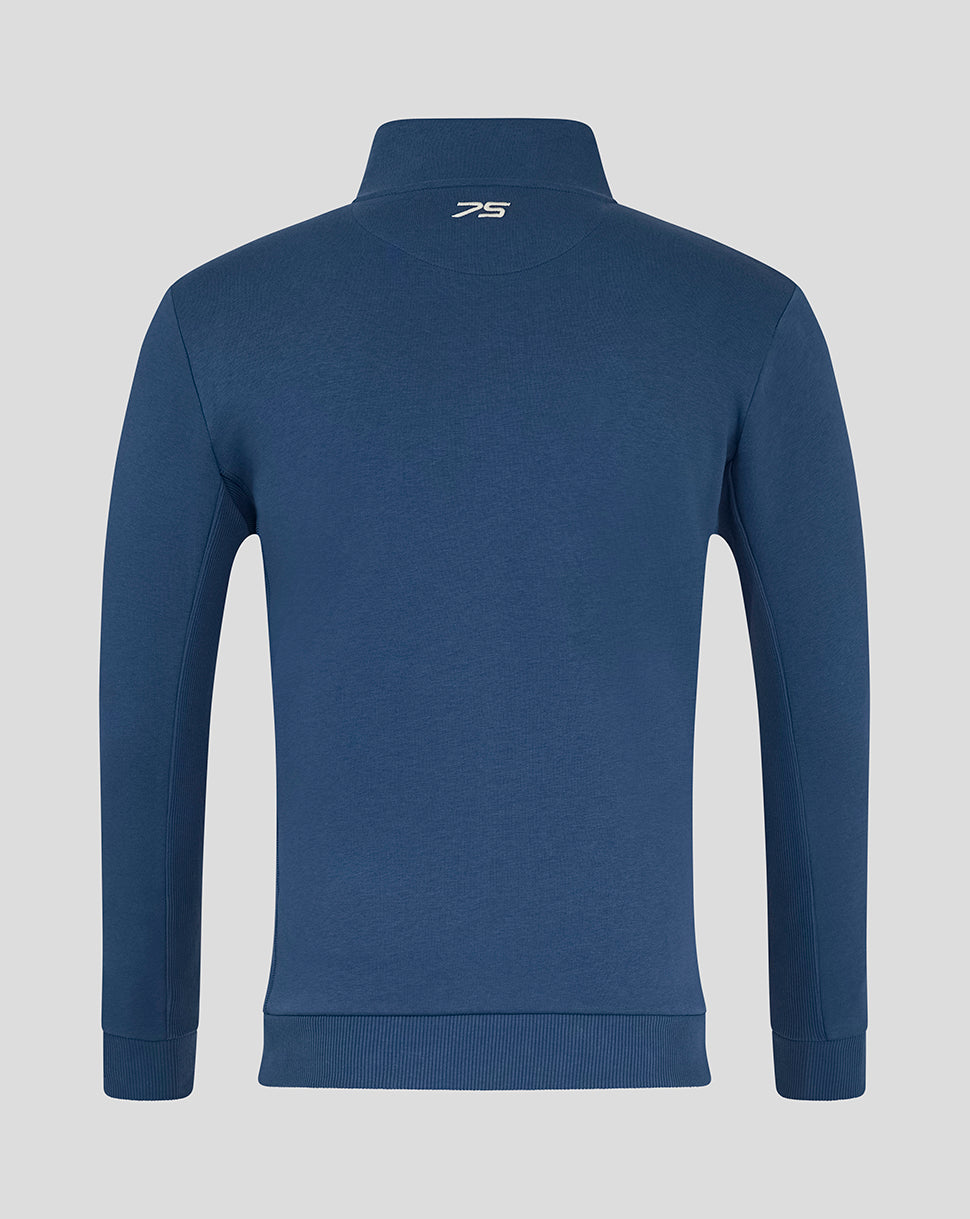 Silverstone Unisex 75 Years 1/4 Zip Sweater - Sargasso Sea