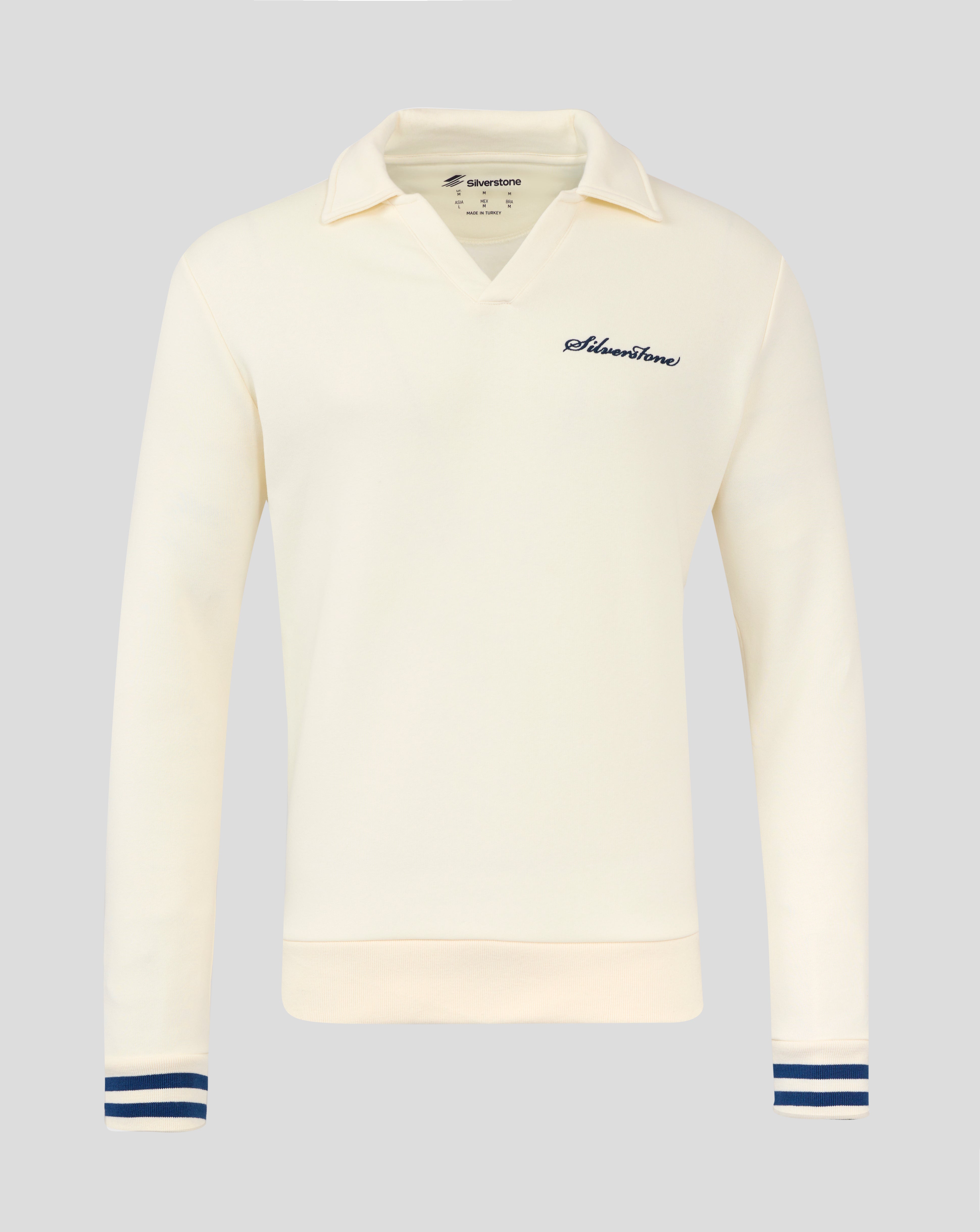 Silverstone Unisex 75 Years Polo Sweater - Egret