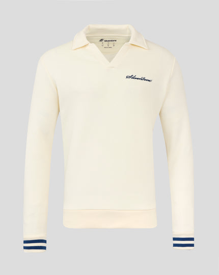 Silverstone Unisex 75 Years Polo Sweater - Egret