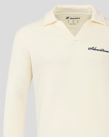 Silverstone Unisex 75 Years Polo Sweater - Egret
