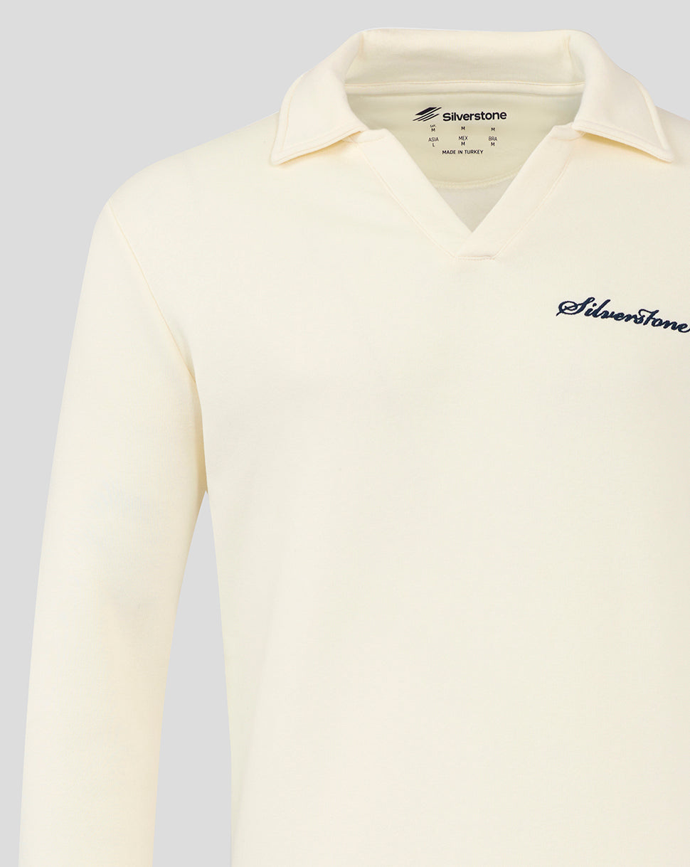 Silverstone Unisex 75 Years Polo Sweater - Egret