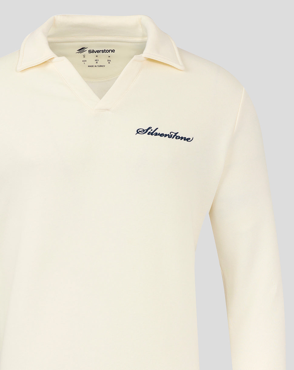 Silverstone Unisex 75 Years Polo Sweater - Egret