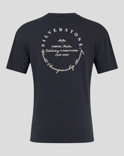 Silverstone Unisex 75 Years World Champion Oversized T-Shirt - Dark Navy