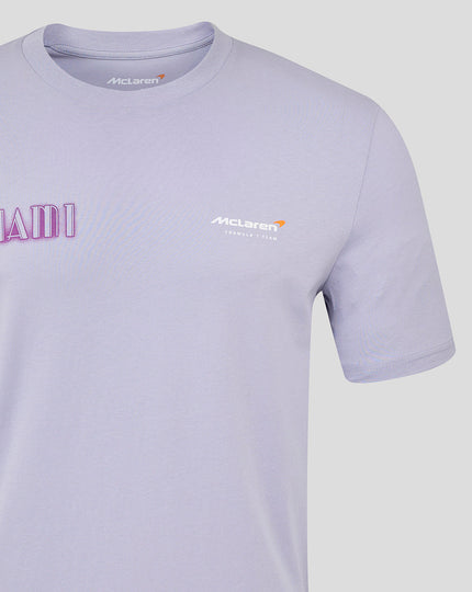 McLaren Unisex Relaxed Fit Miami Graphic T-Shirt - Lavender