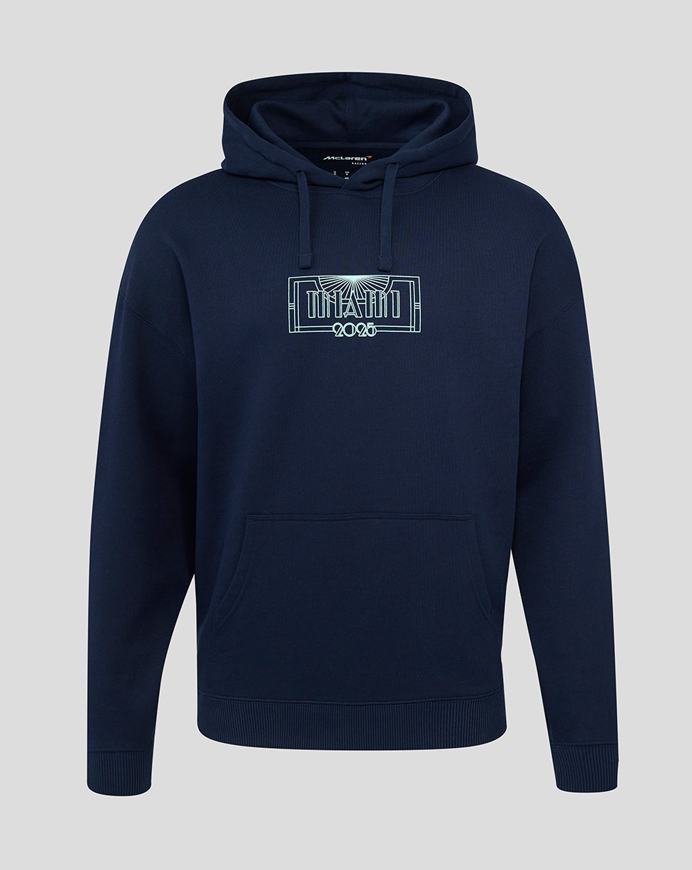 McLaren Unisex Miami Oversized Graphic Hoodie - French Navy