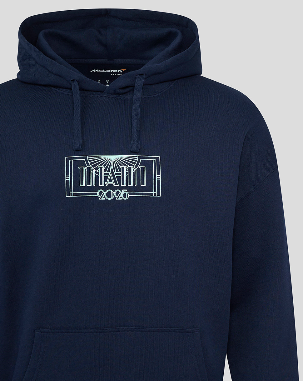 McLaren Unisex Miami Oversized Graphic Hoodie - French Navy