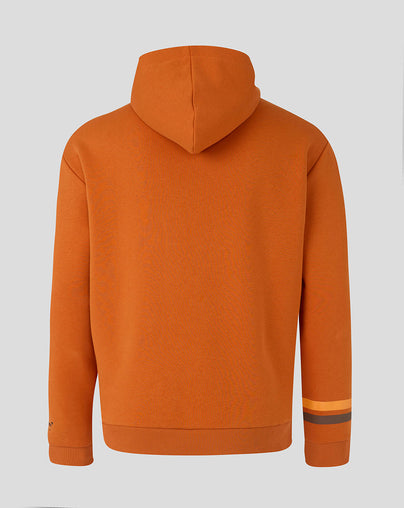 McLaren Unisex Austin Stripe Sleeve Hoodie - Burnt Orange