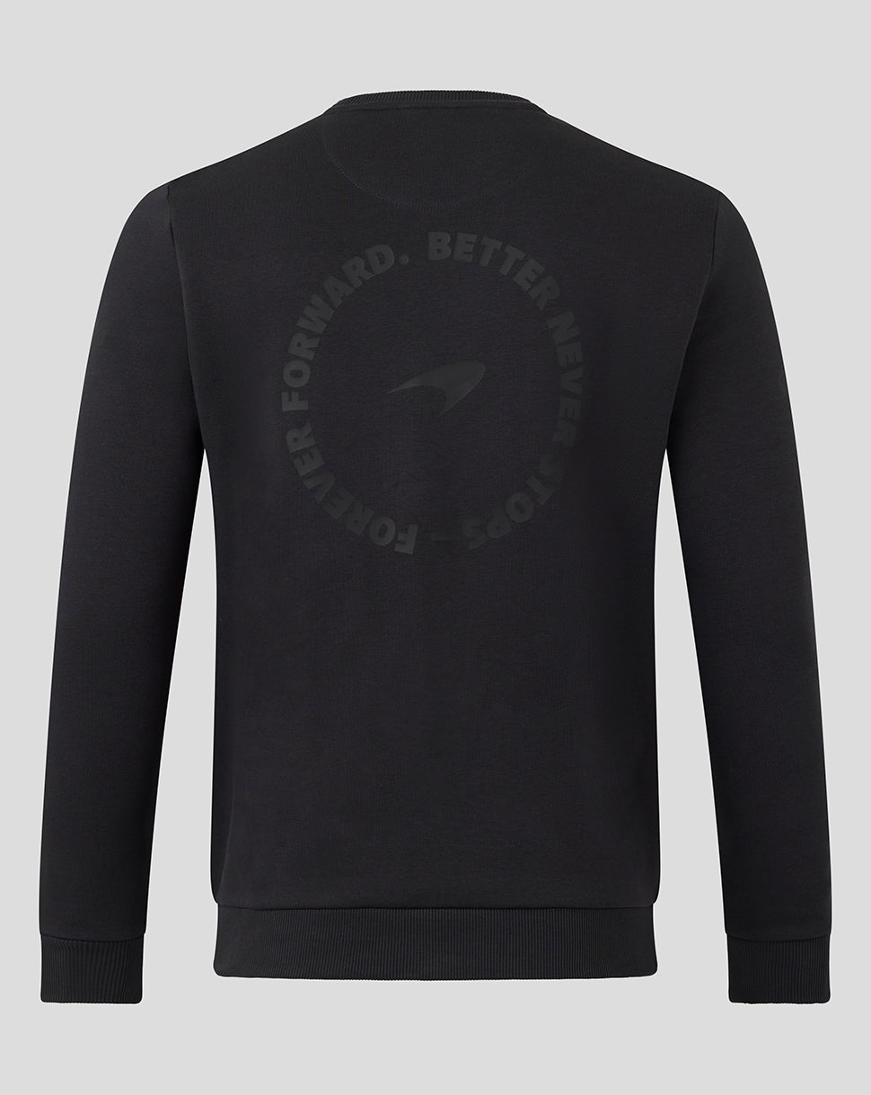 McLaren Unisex Black On Black Crewneck Sweatshirt