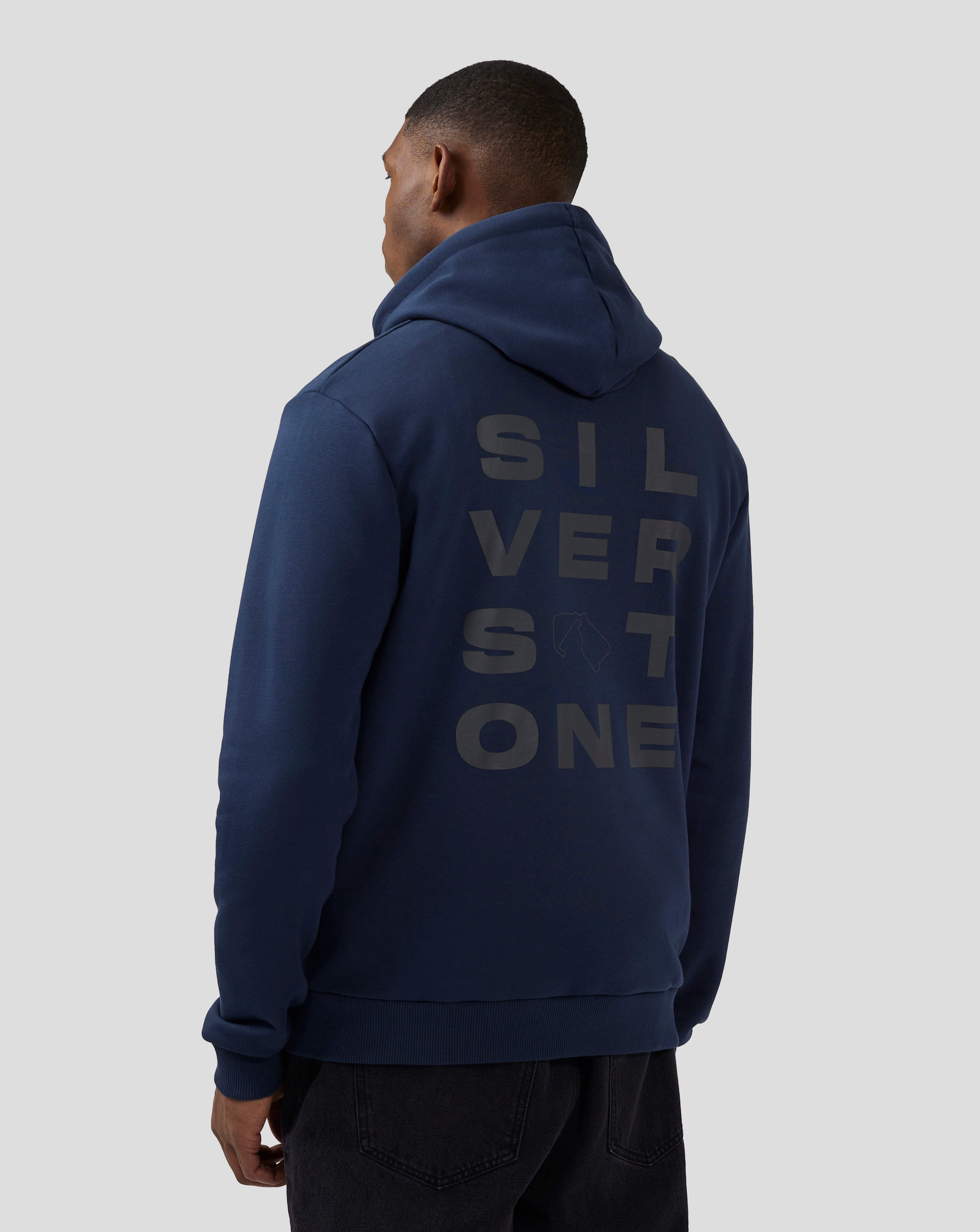 Unisex Silverstone Core Graphic Hoodie - Black Iris