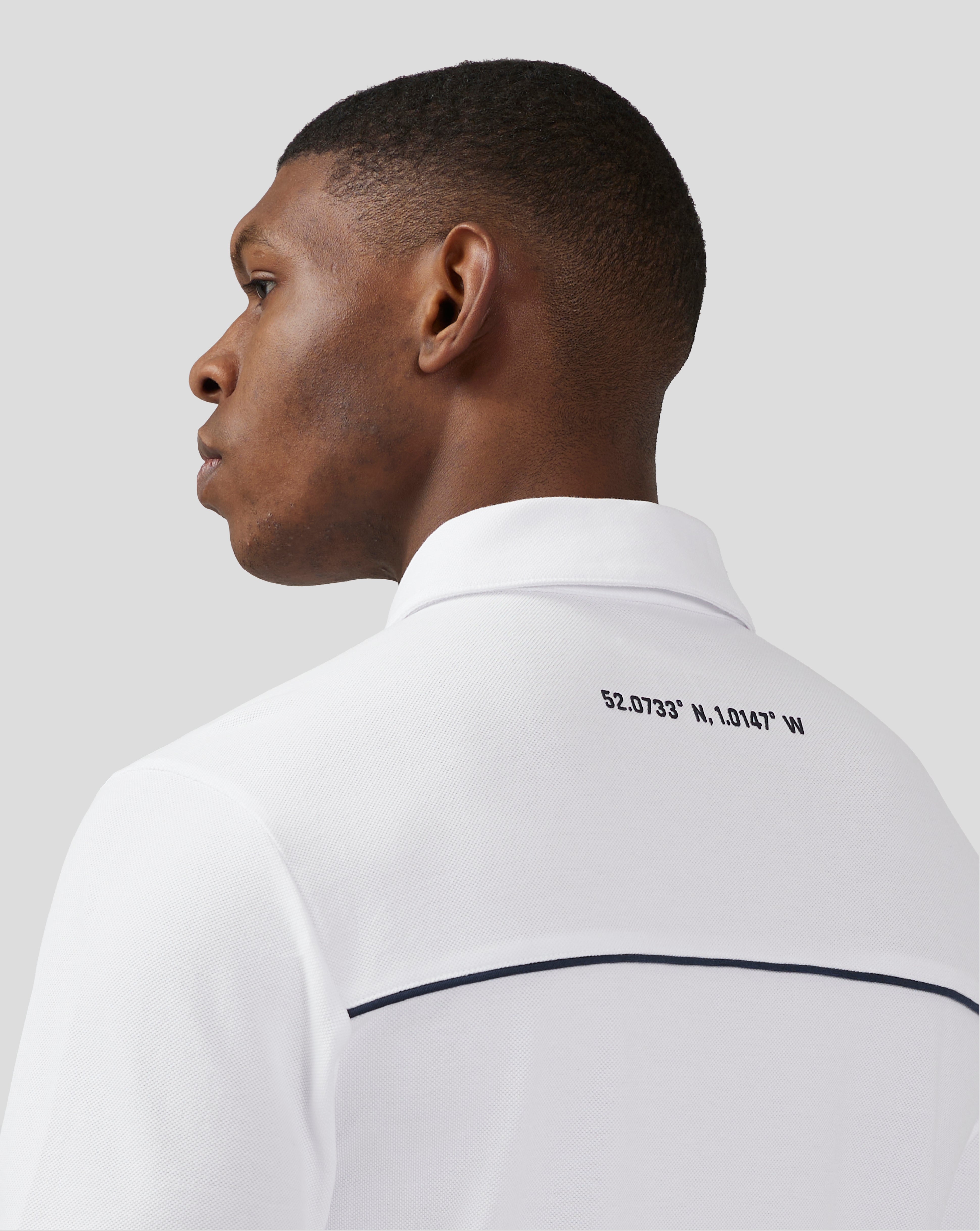 Unisex Silverstone Core Polo-Shirt - Brilliant White