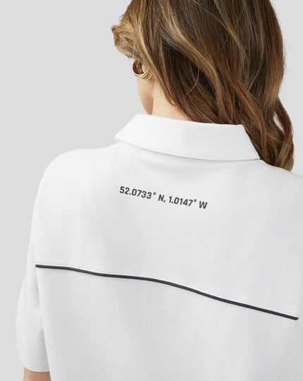 Unisex Silverstone Core Polo-Shirt - Brilliant White