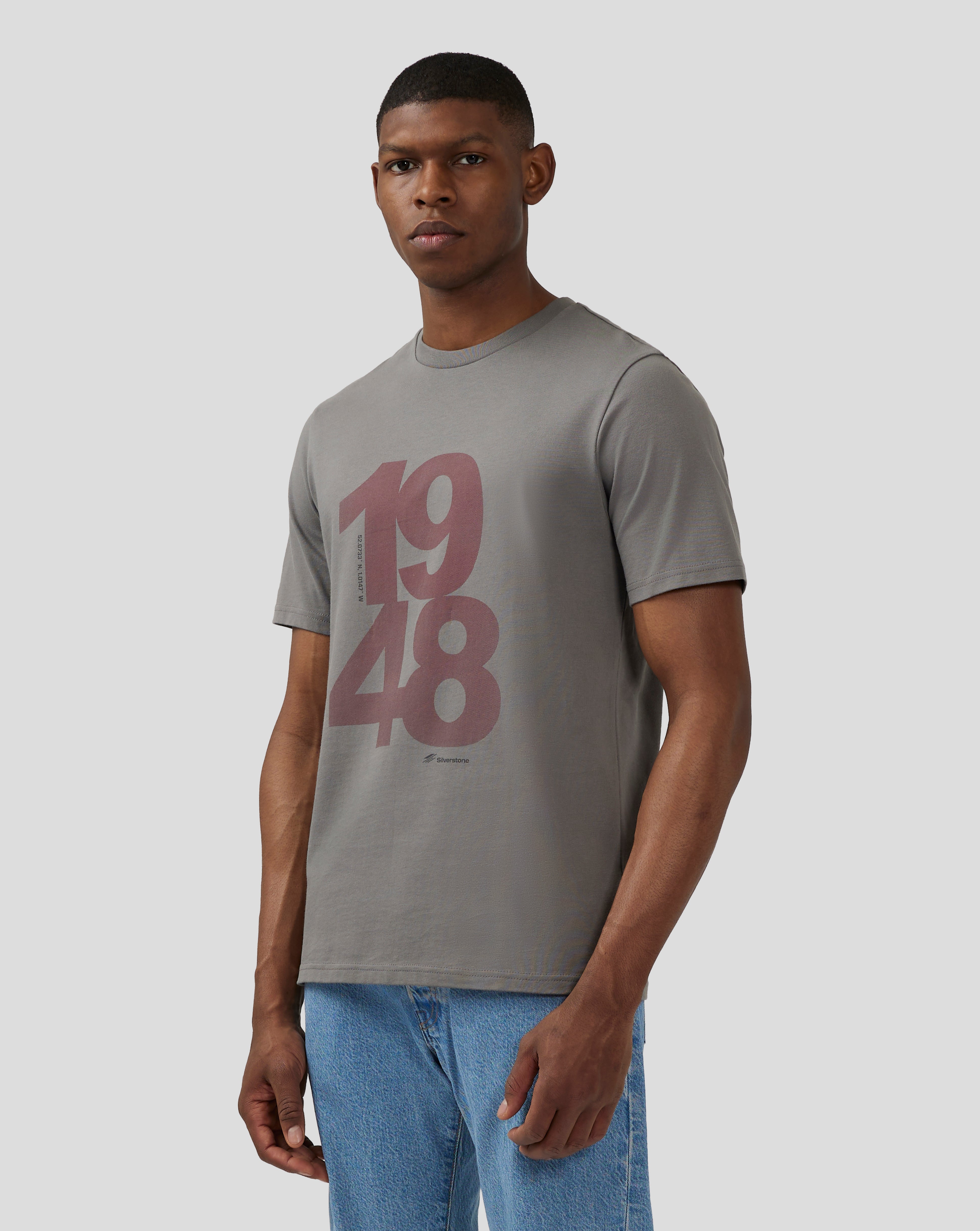 Unisex Silverstone Core 1948 T-Shirt - Charcoal Grey