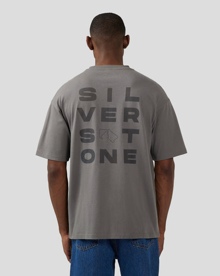 Unisex Silverstone Core Oversized T-Shirt - Charcoal Grey