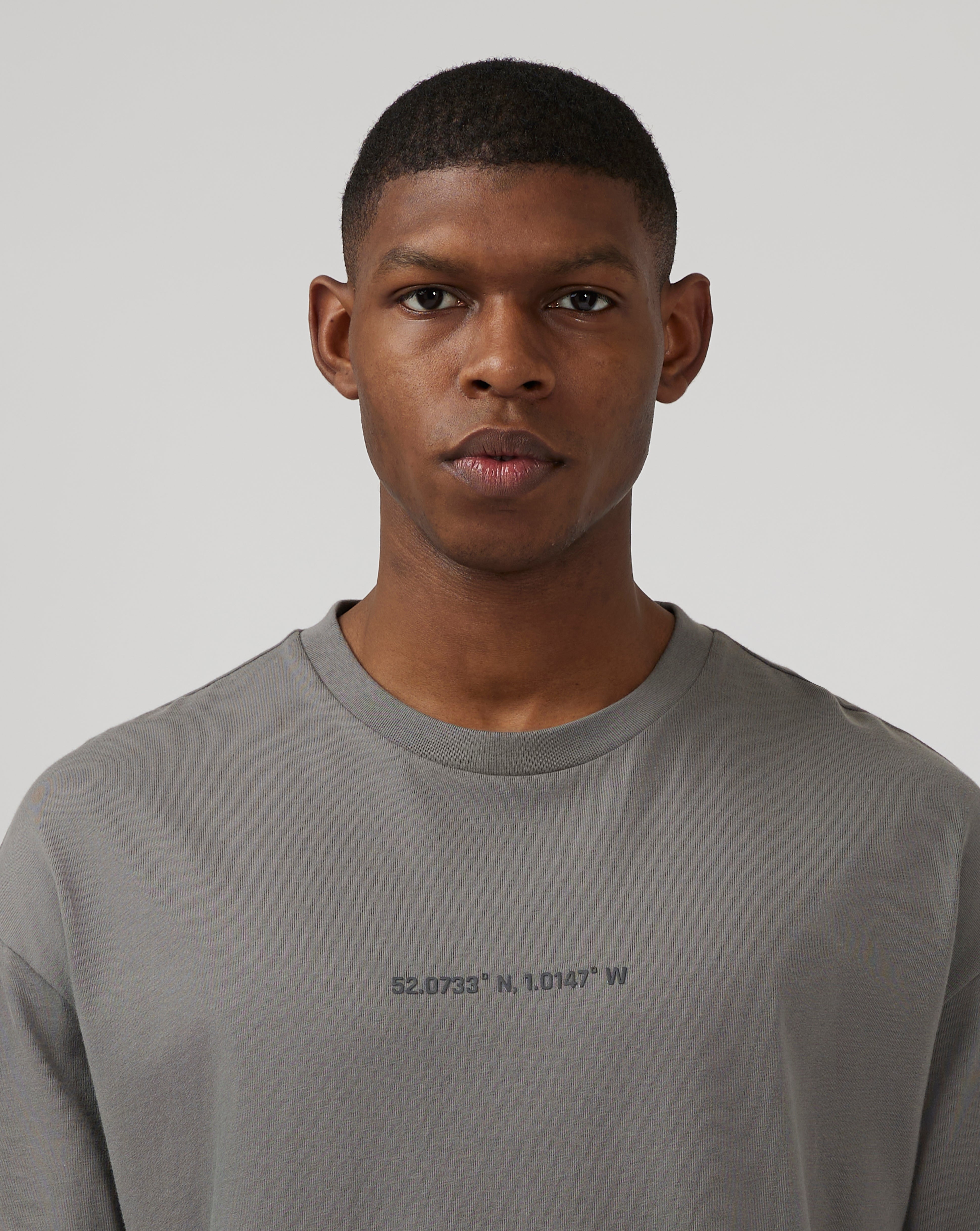 Unisex Silverstone Core Oversized T-Shirt - Charcoal Grey