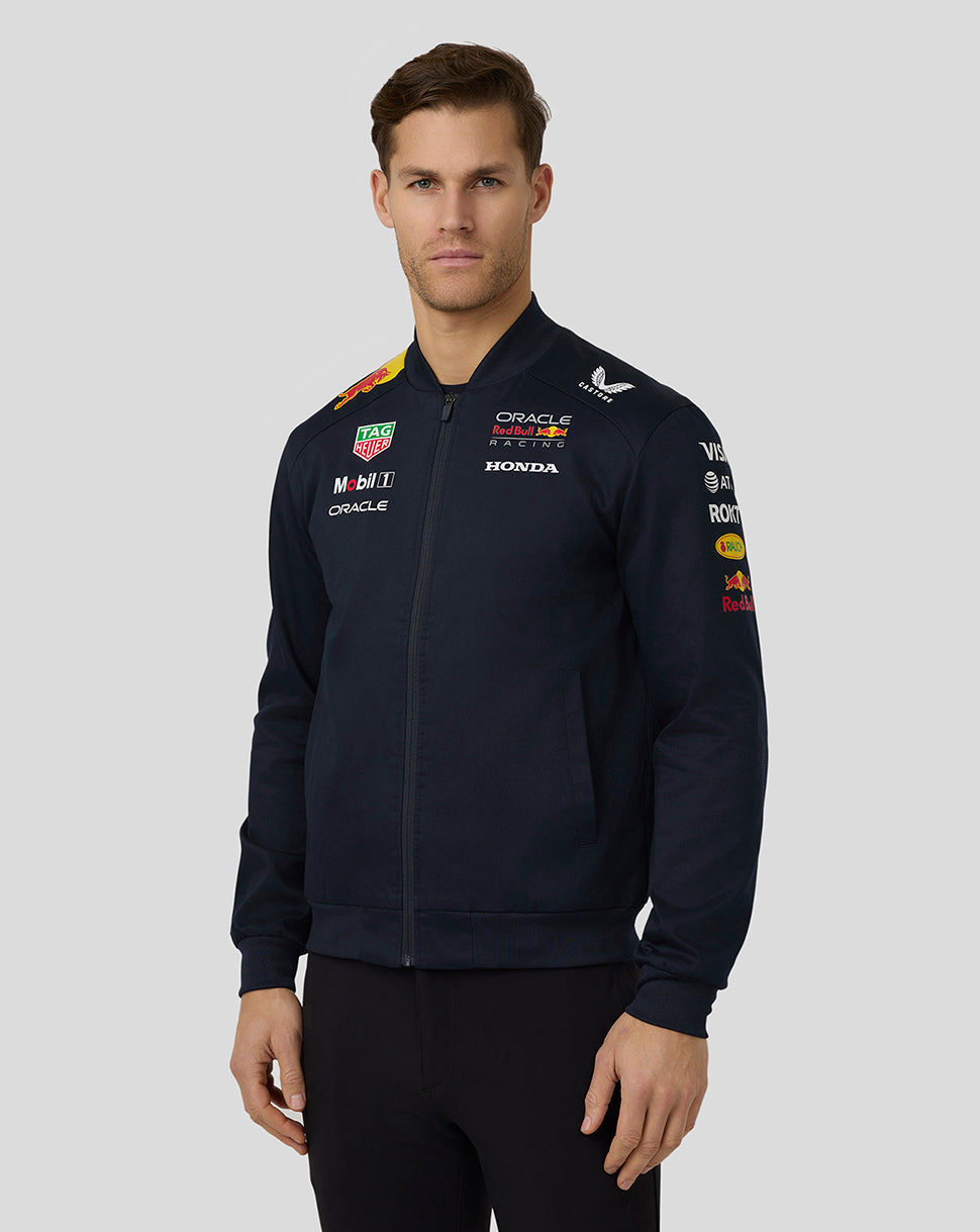 Oracle Red Bull Racing Unisex Teamline Bomber Jacket Night Sky